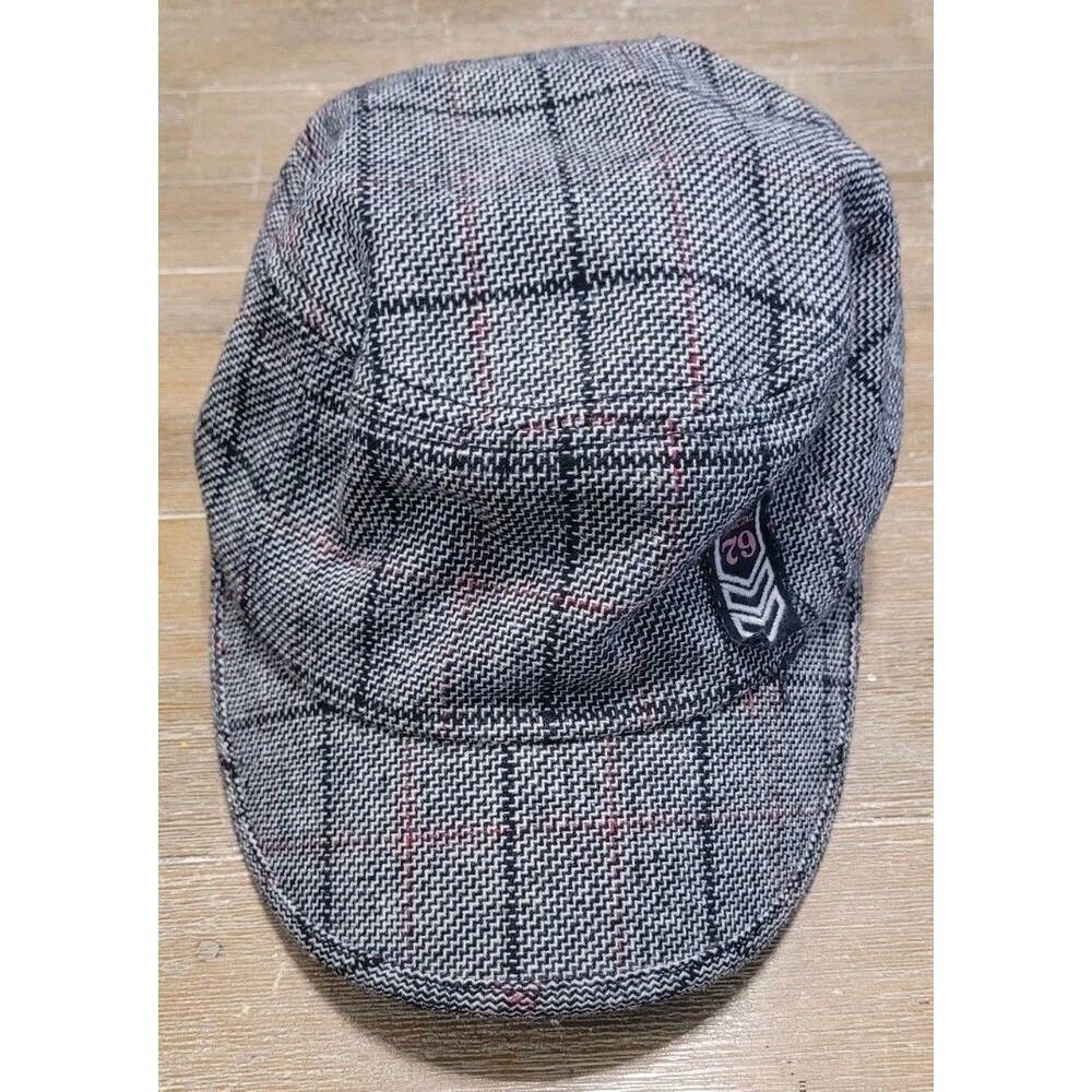 Dakine Trotter Women's Gray Military Hat Cap Pink Accents Wool